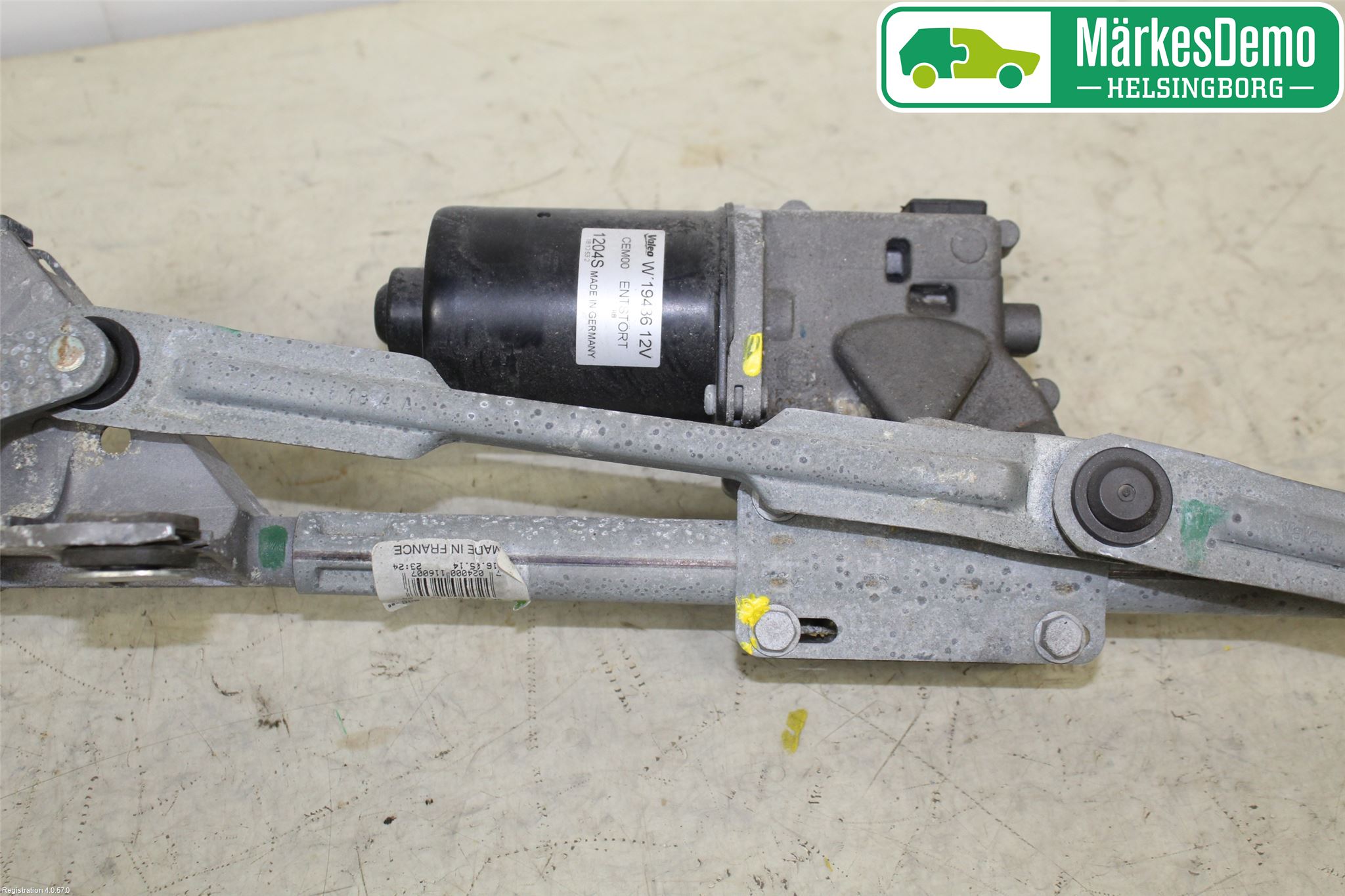 Citroen C4 II 11-18 Torkarmekanism Vindruta