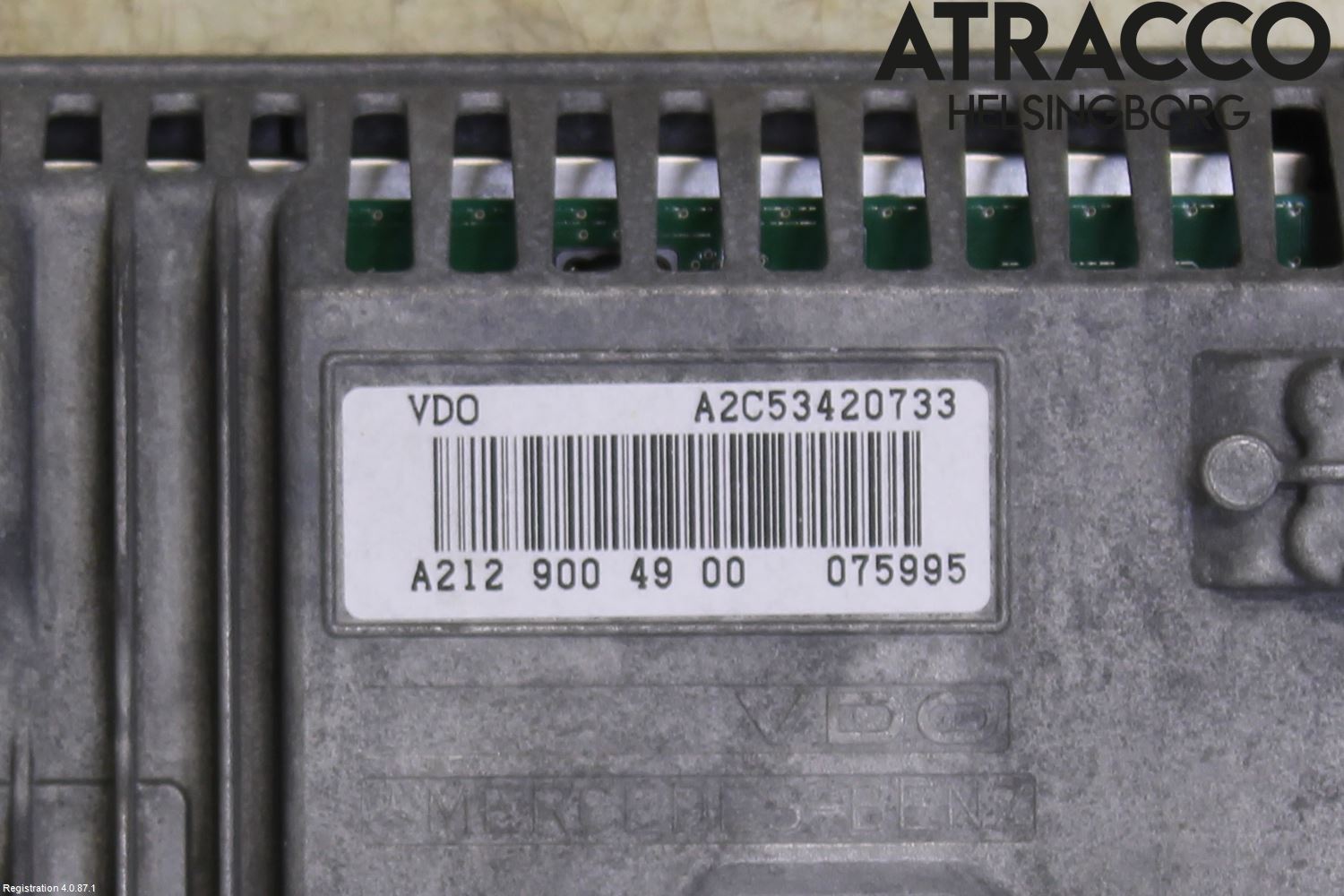 Mercedes-Benz MB E-KLASS (W212) 09-16 Multifunktionsdisplay