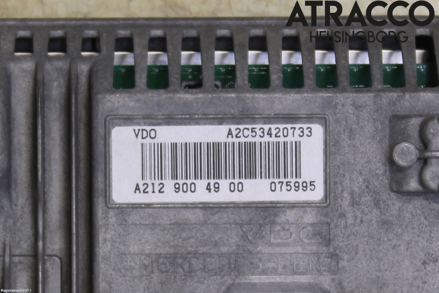 Mercedes-Benz MB E-KLASS (W212) 09-16 Multifunktionsdisplay