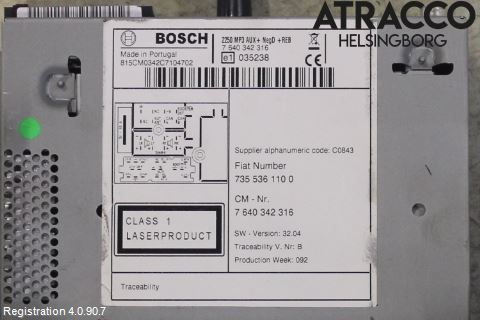 Fiat FIORINO Cd Radio - Multimediapanel
