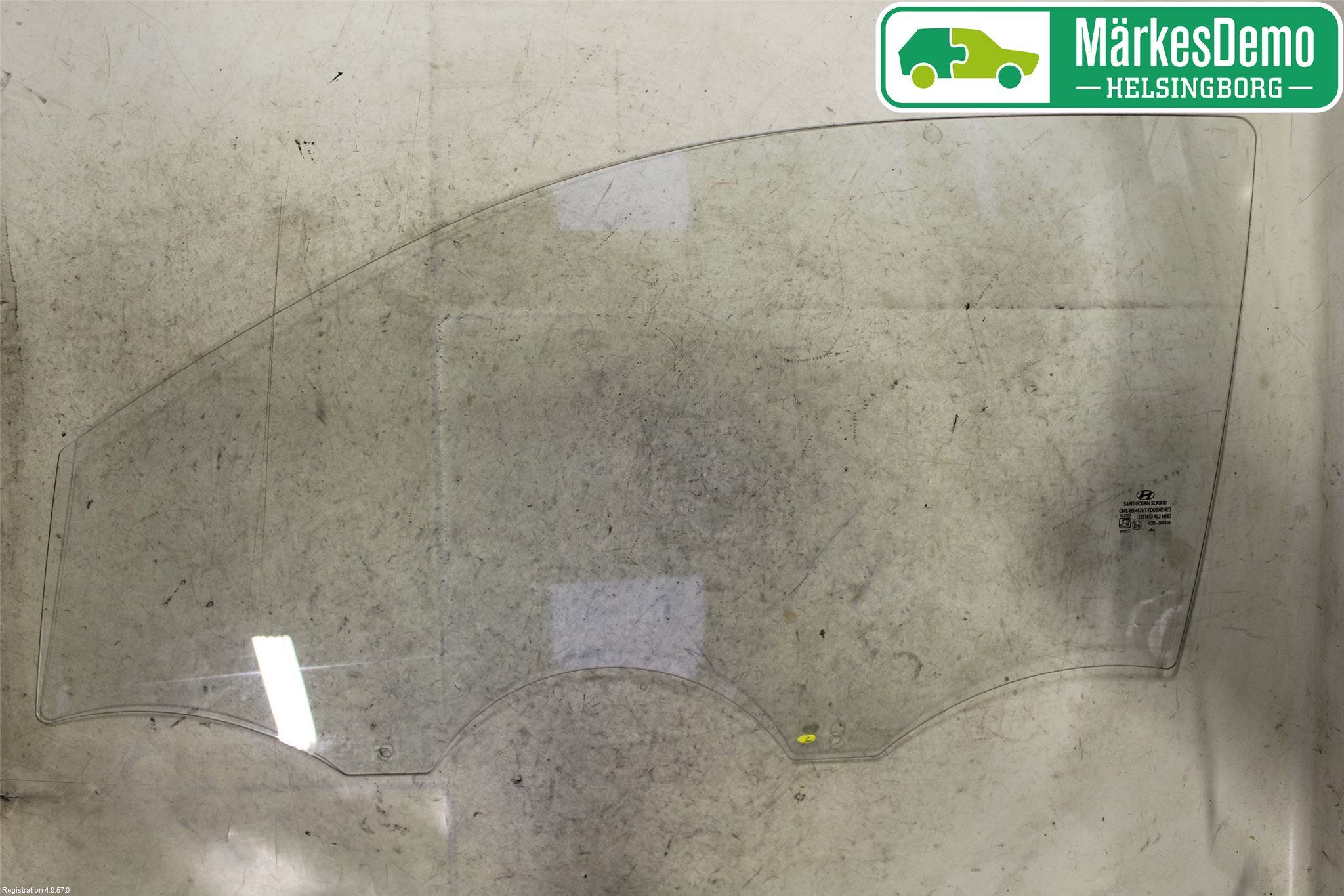 Hyundai i20 PB 09-14 Dörruta 2D Vänster