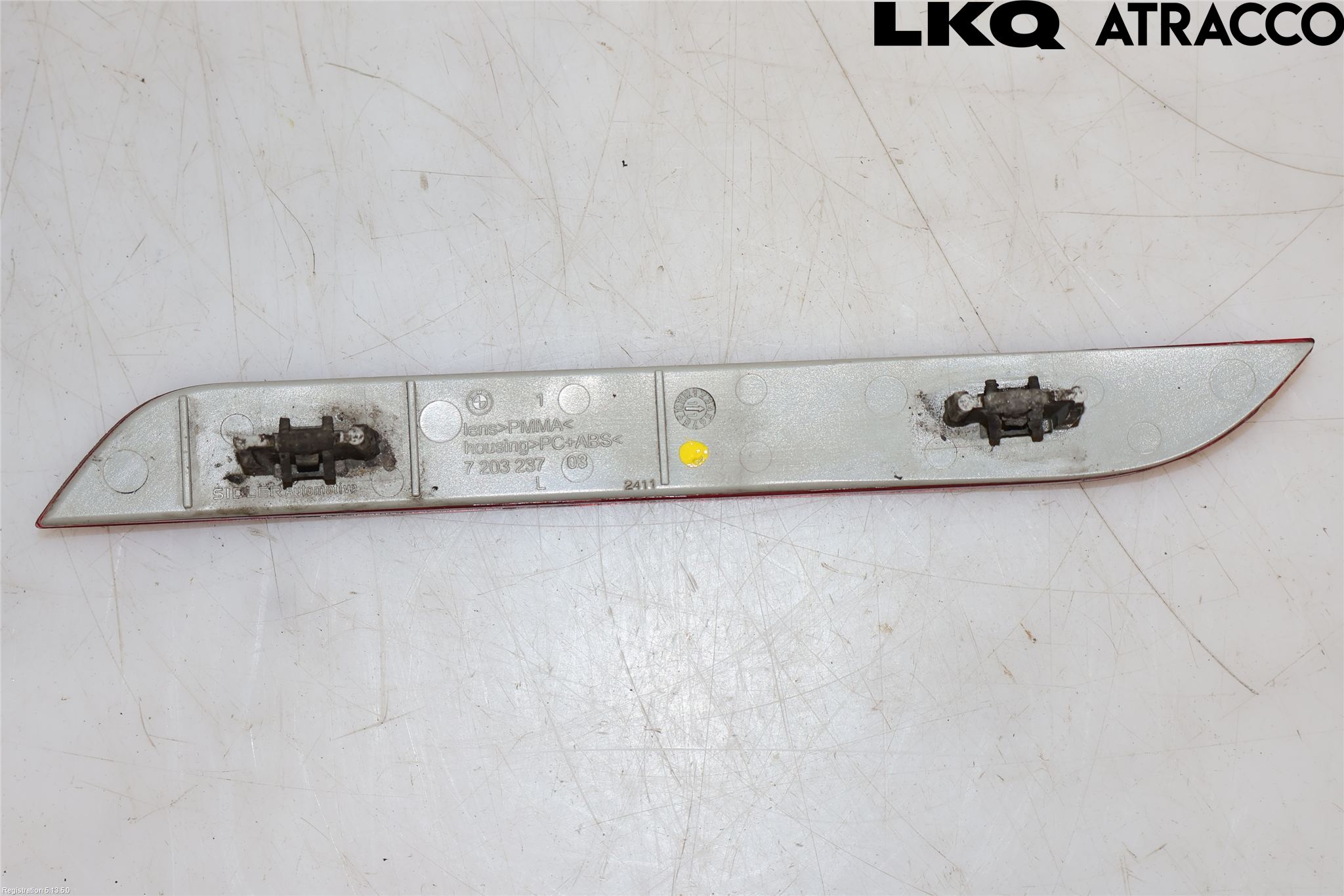 BMW 5 F10/F11/F18 09-17 Dimljus/Reflex Bak