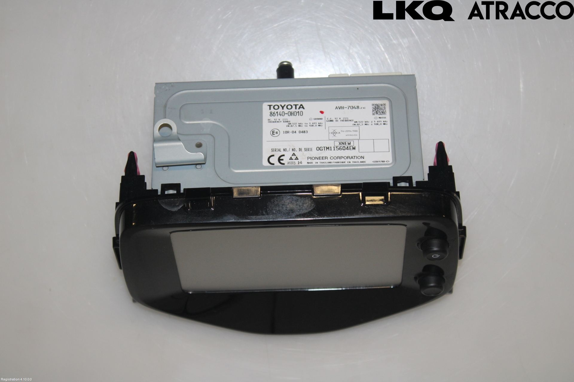 Toyota AYGO 15-21 Cd Radio - Multimediapanel