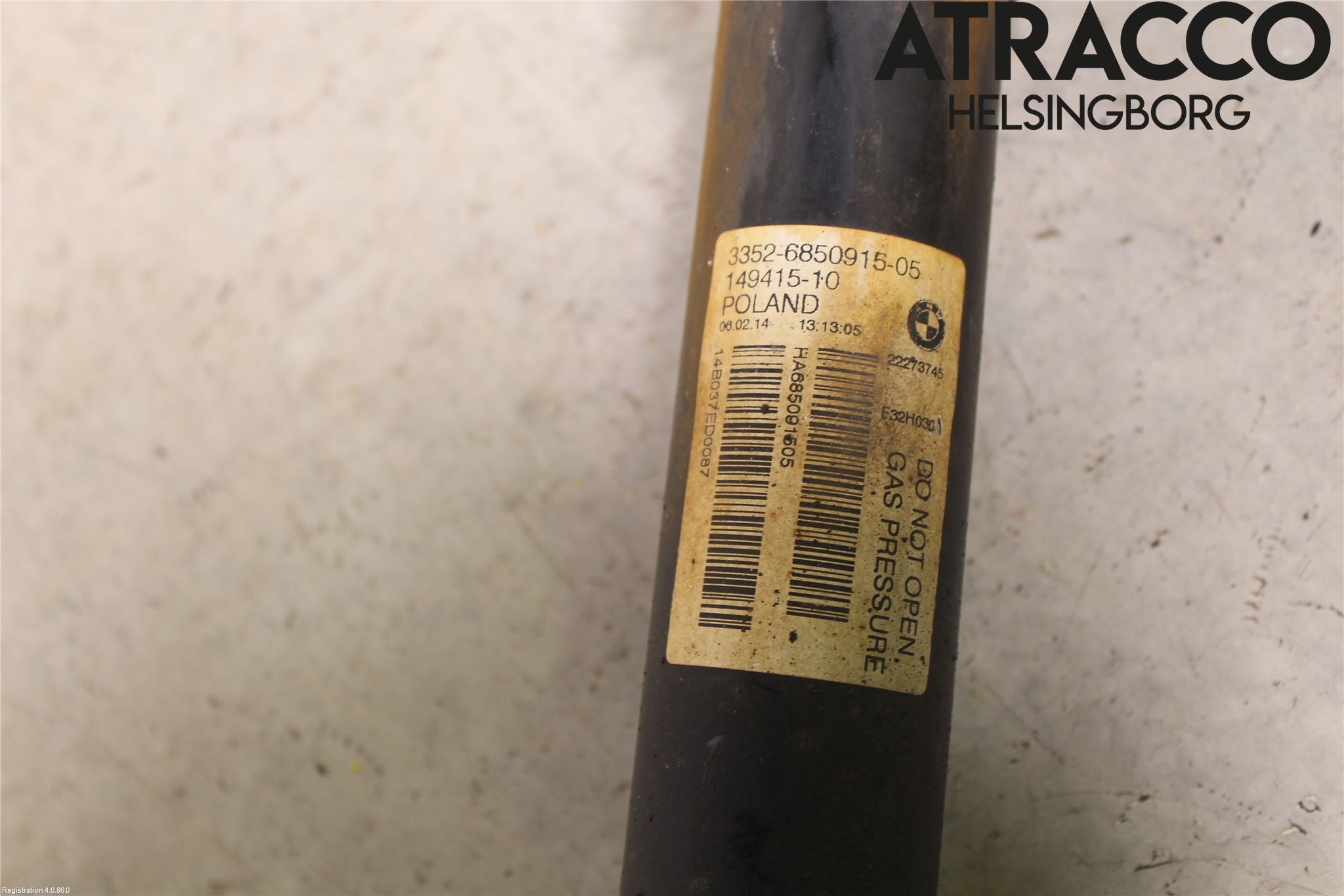 BMW 4 F32/F33/F82/F83 13-20 Stötdämpare Bak