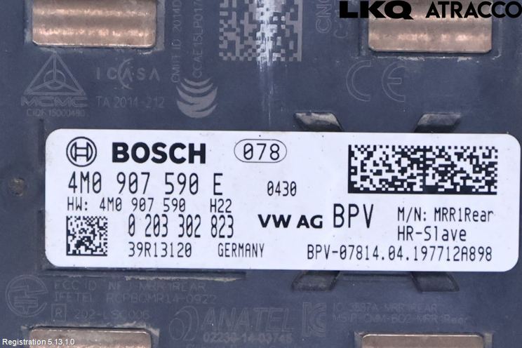Audi A4 ALLROAD 17- Sensor Aktivt Kollisionsskydd