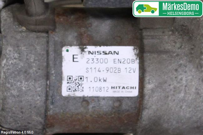 Nissan QASHQAI+2  10-14 Startmotor