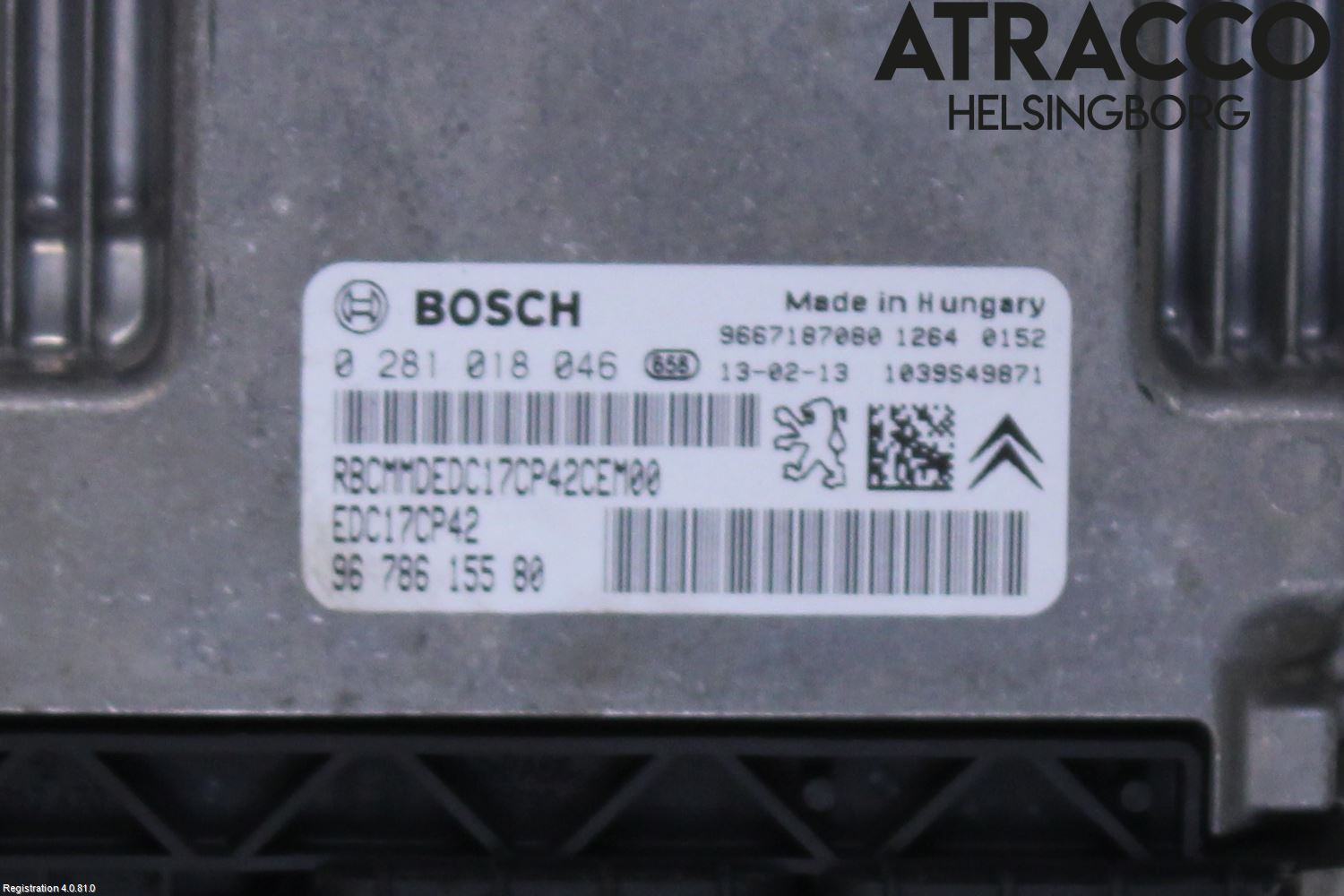 Citroen C5 08-17 Styrenhet Inspump Diesel