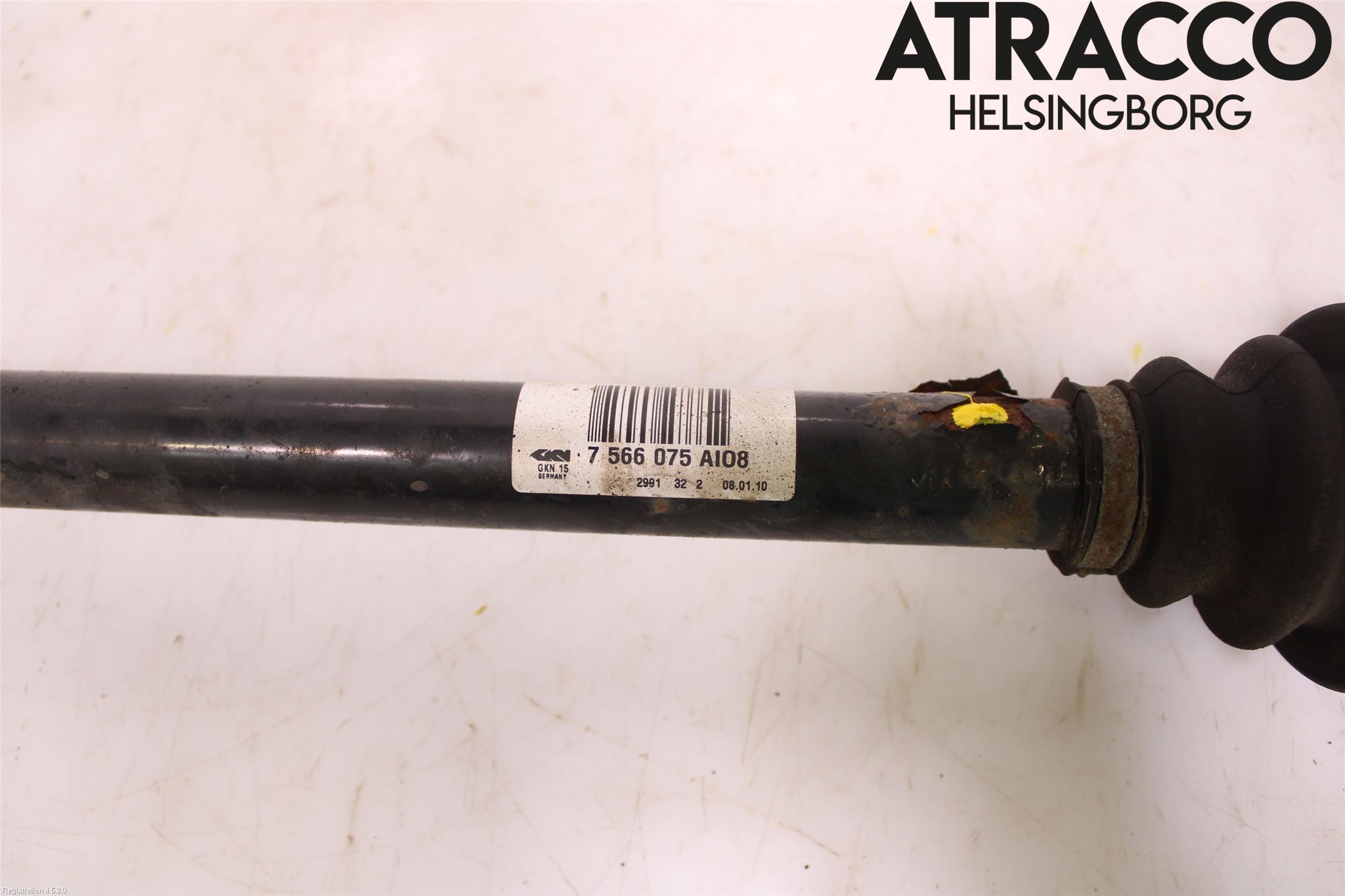 BMW 5 GT F07 09-17 Drivaxel Bak Vänster