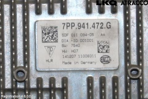 Audi A8/S8 4H 10-17 Styrenhet Strålkastare