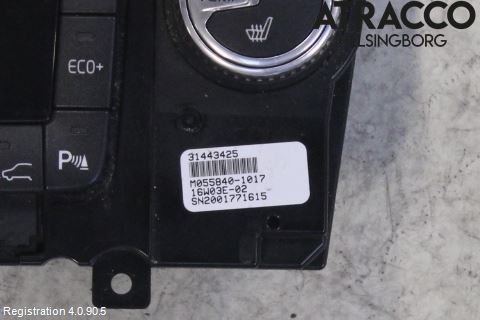 Volvo V70 14-16 Ac Styrenhet Ac Manöveren