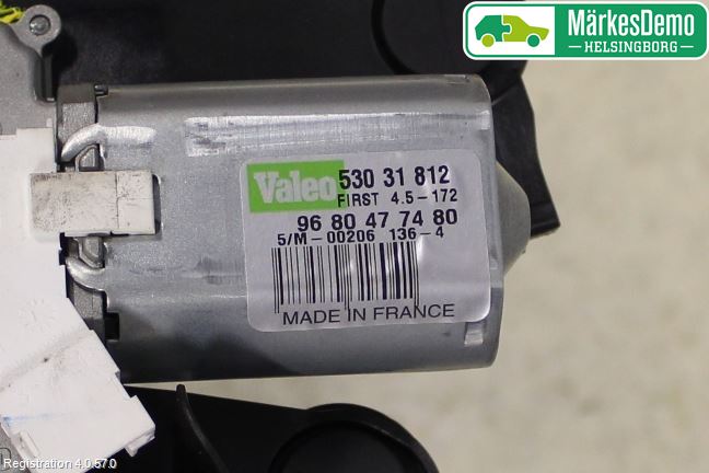 Citroen C4 II 11-18 Torkarmotor Baklucka