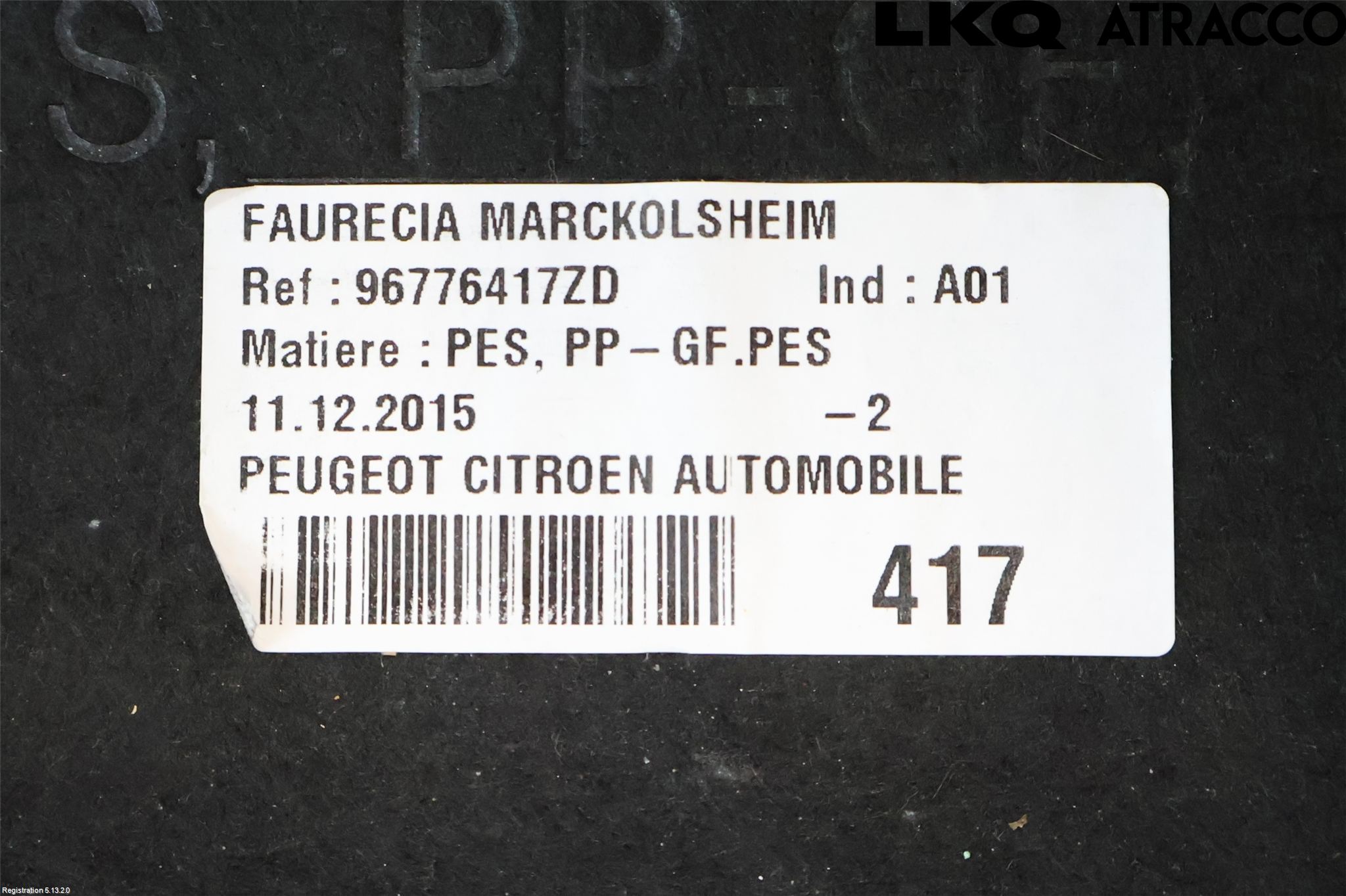 Peugeot 308 14-21 Hatthylla