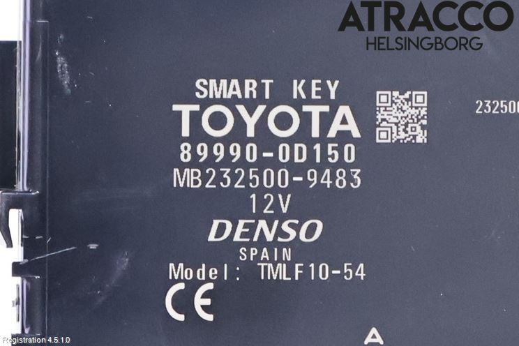 Toyota YARIS XP130 15-20 Styrenhet Nyckellöst System