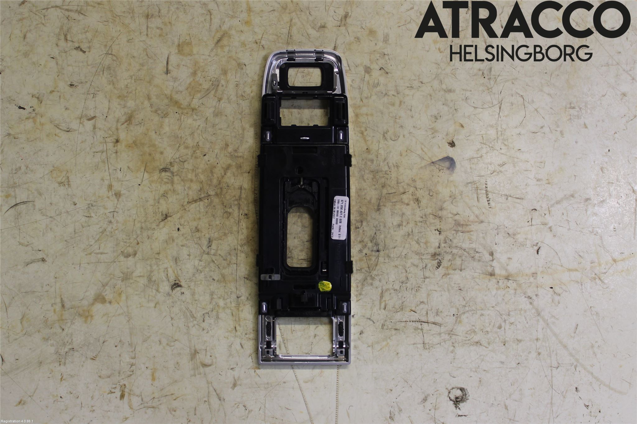 Porsche PANAMERA 09- Växelspaksdamask