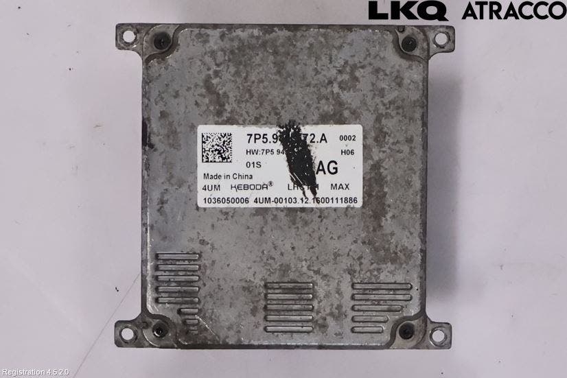 Volkswagen VW GOLF / E-GOLF VII 13-20 Styrenhet Strålkastare