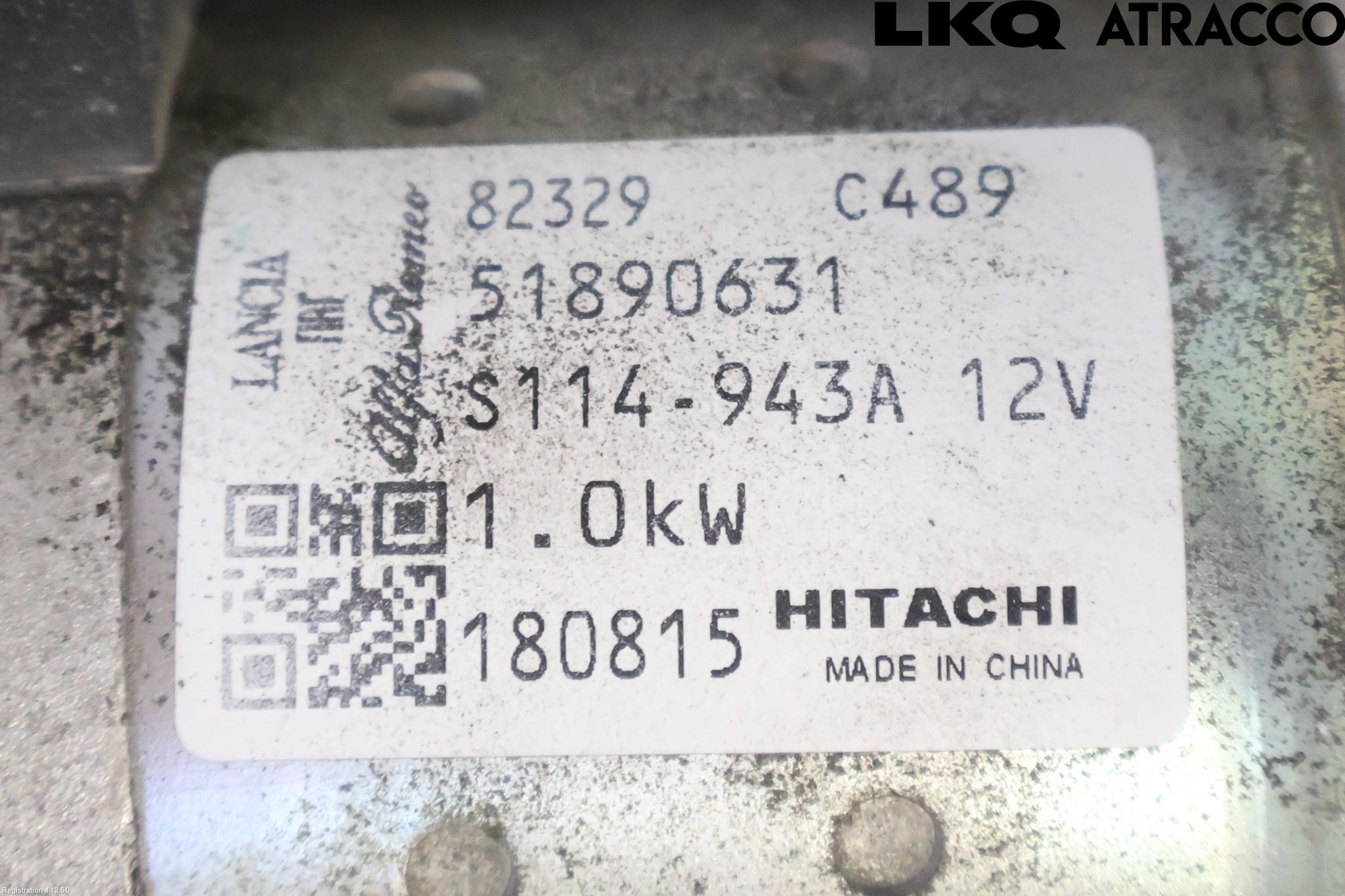 Fiat 500 07- Startmotor