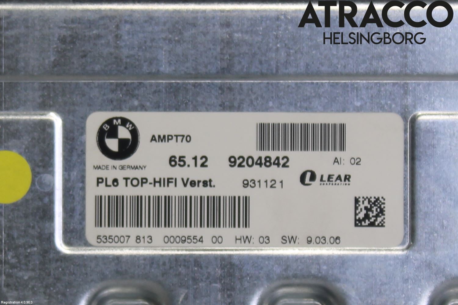 BMW X6 E71/E72   08-14 Radio-Stereo Förstärkare