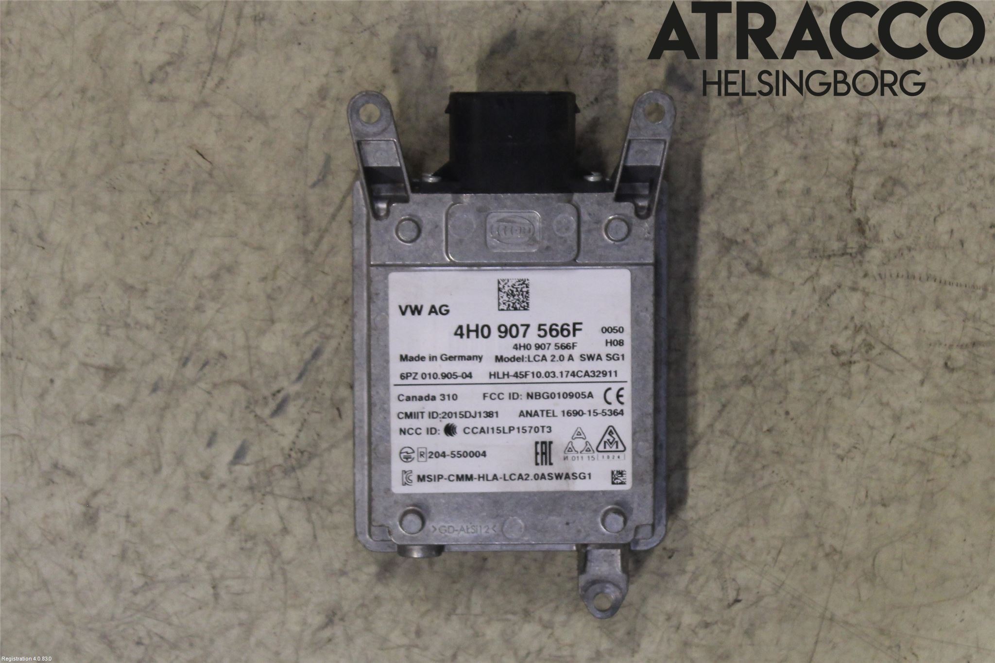 Audi A8/S8 4H 10-17 Sensor Aktivt Kollisionsskydd