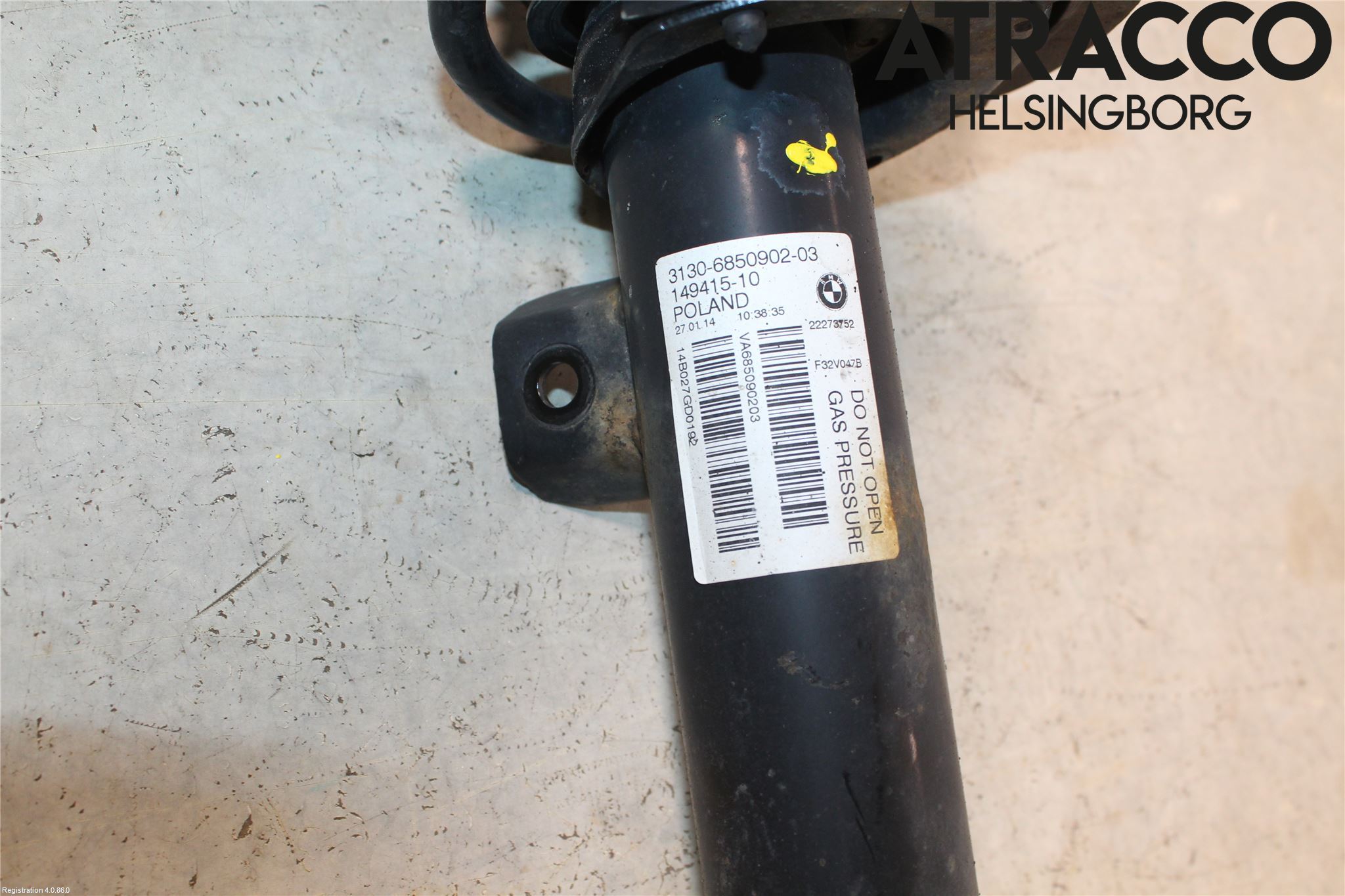 BMW 4 F32/F33/F82/F83 13-20 Fjäderben Fram Vänster