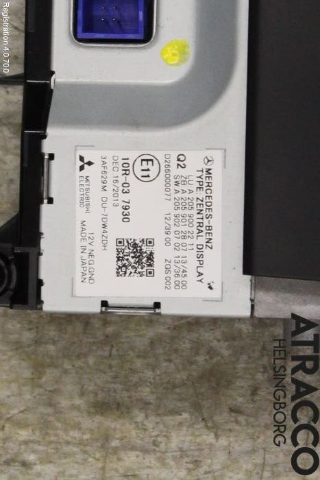 Mercedes-Benz MB C-KLASS (W205) 14-21 Multifunktionsdisplay