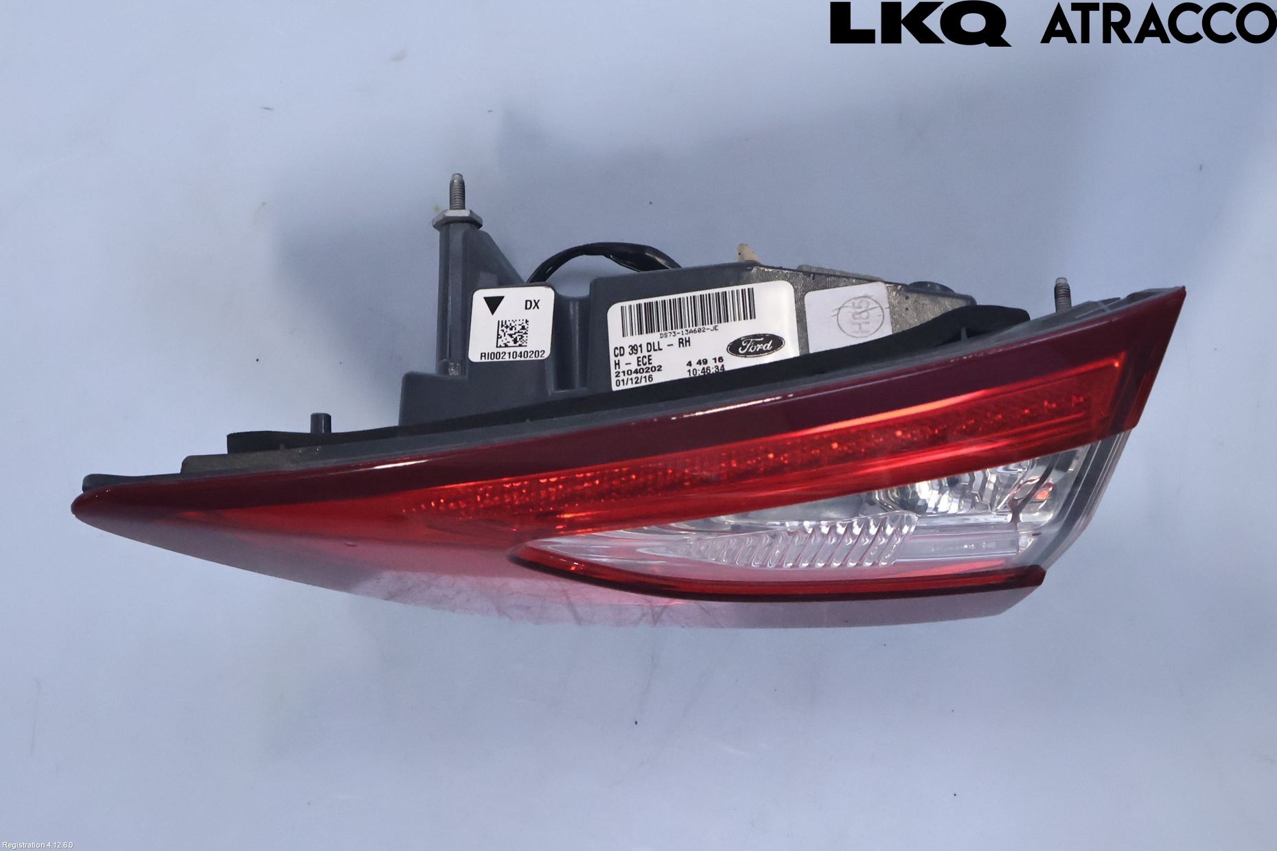 Ford MONDEO 15-22 Bakljus Lucka Hö