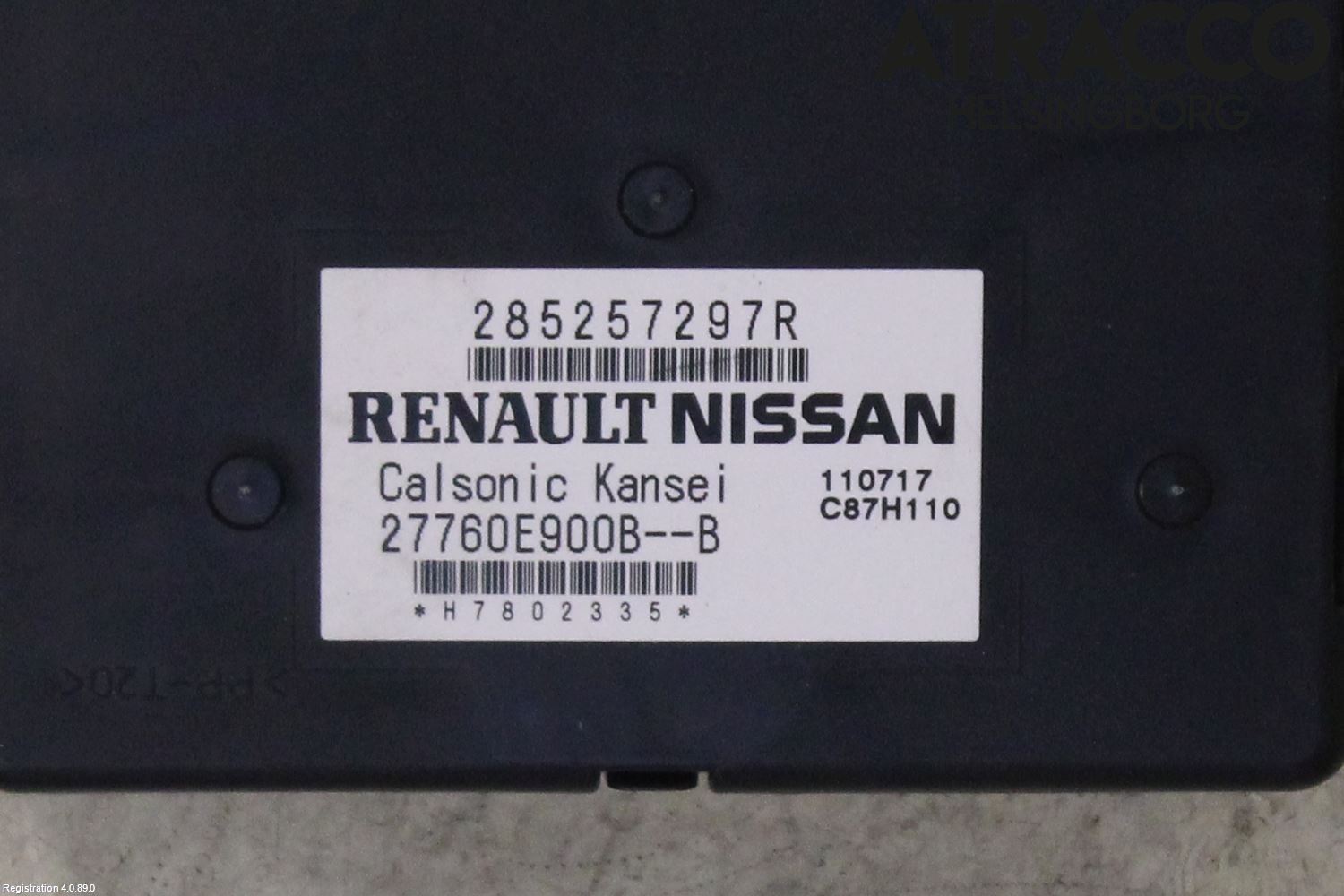 Renault CAPTUR 13-19 Ac Styrenhet Ac Manöveren