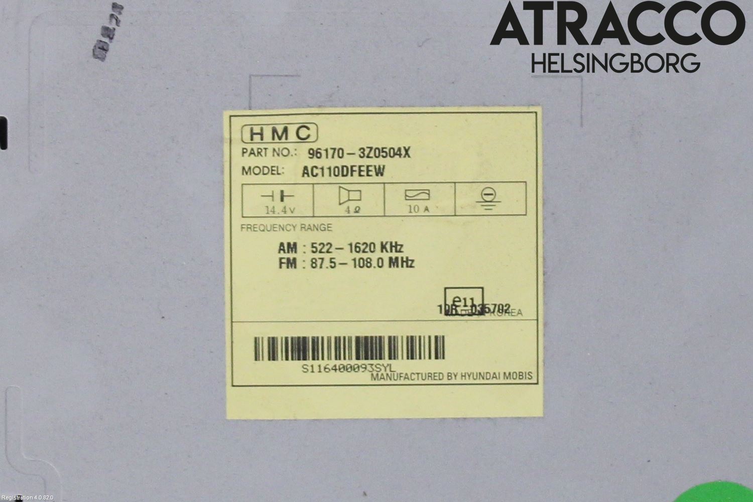 Hyundai i40 08-15 Cd Radio - Multimediapanel