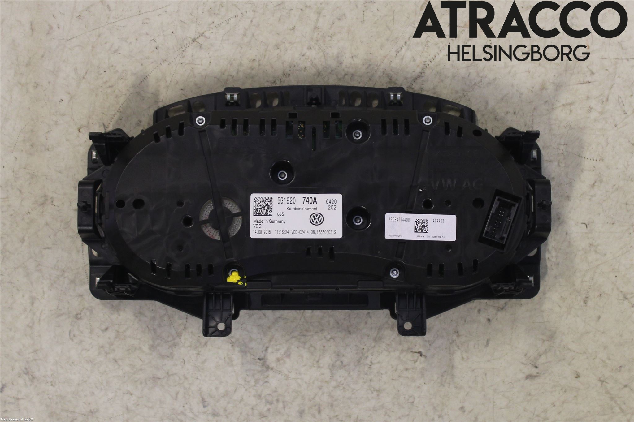 Volkswagen VW GOLF / E-GOLF VII 13-20 Instrument Komb