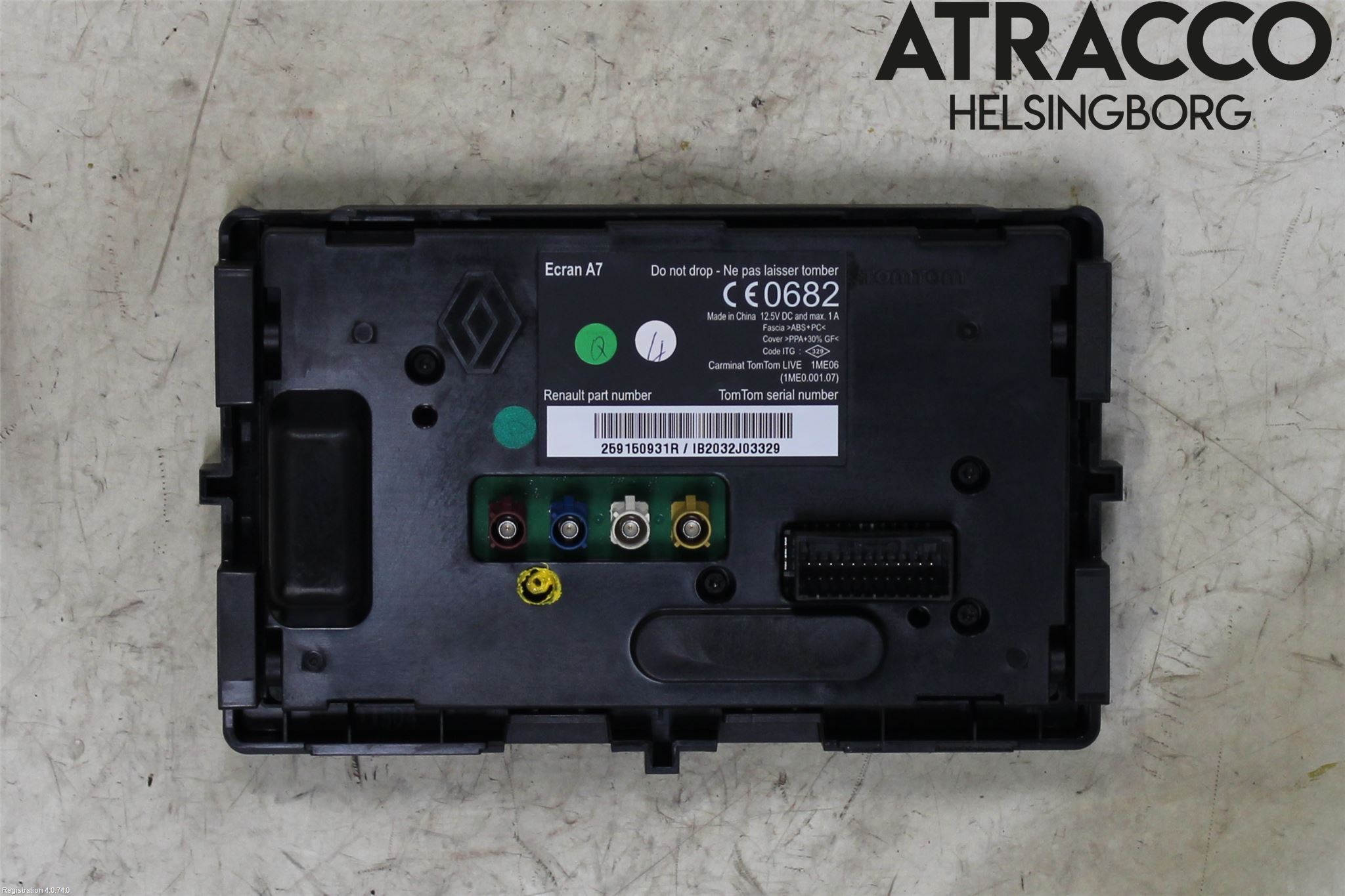 Renault MEGANE III 09-15 Multifunktionsdisplay