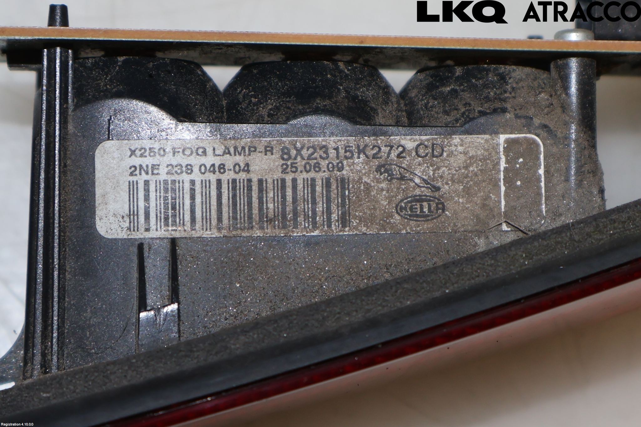 Jaguar XF 08-15 Dimljus/Reflex Bak