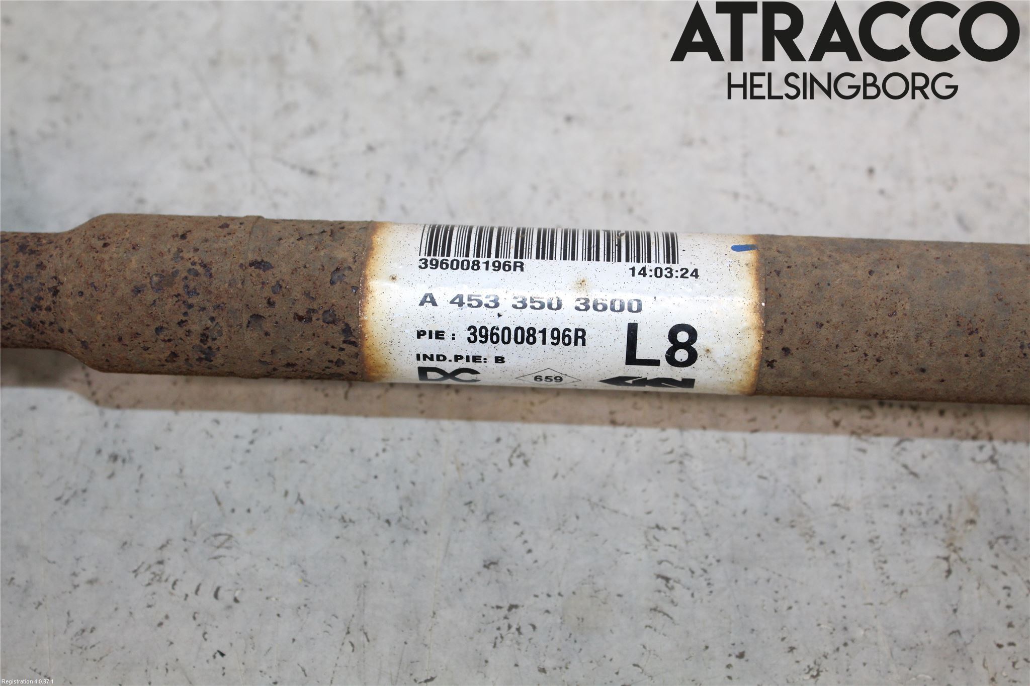 Smart FORFOUR 14-22 Drivaxel Bak Höger
