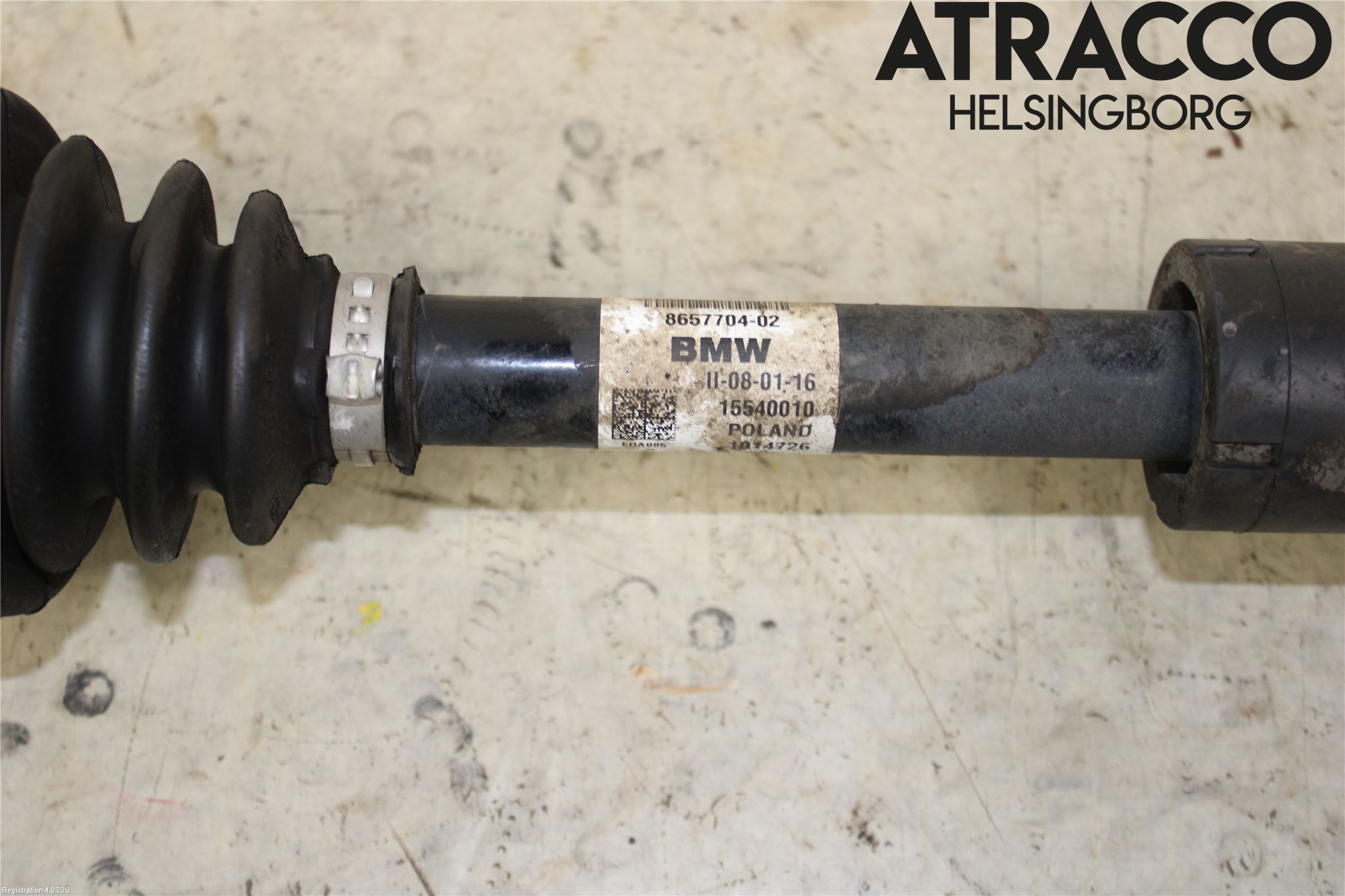 BMW 2 F45 Active Tourer 14-21 Drivaxel Fram Höger