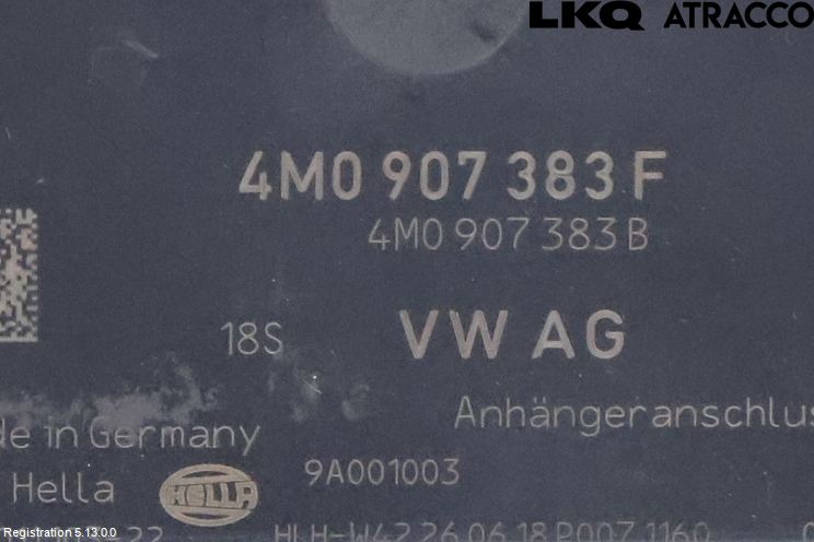 Volkswagen VW TOUAREG CR 18- Styrenhet Dragkrok