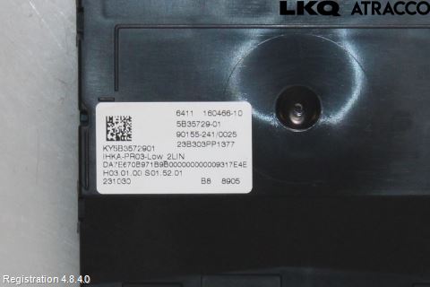 BMW 1 F40 19- Ac Styrenhet Ac Manöveren