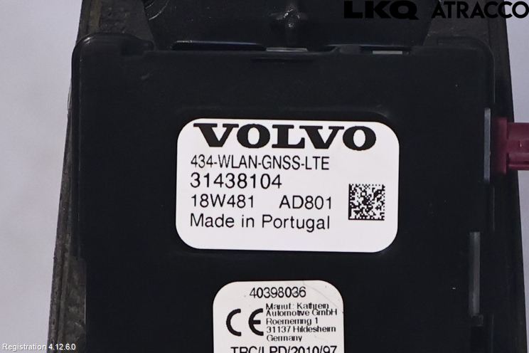 Volvo V60 CROSS COUNTRY 19- Antenn