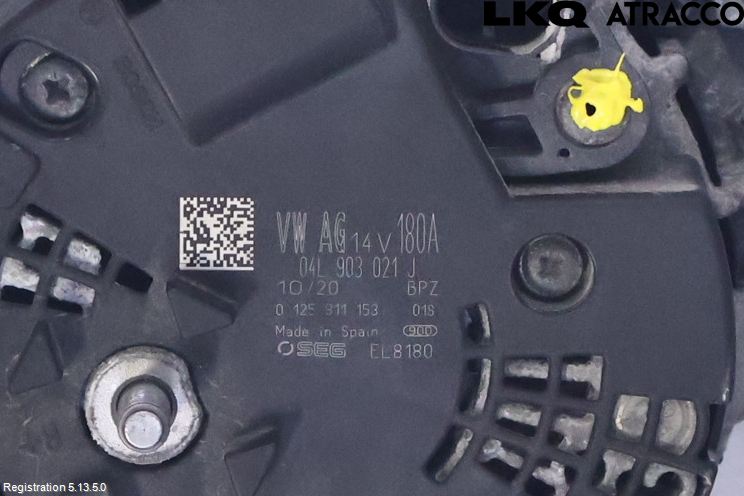 Volkswagen VW GOLF / E-GOLF VII 13-20 Generator