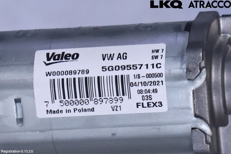 Volkswagen VW T-CROSS 19- Torkarmotor Baklucka