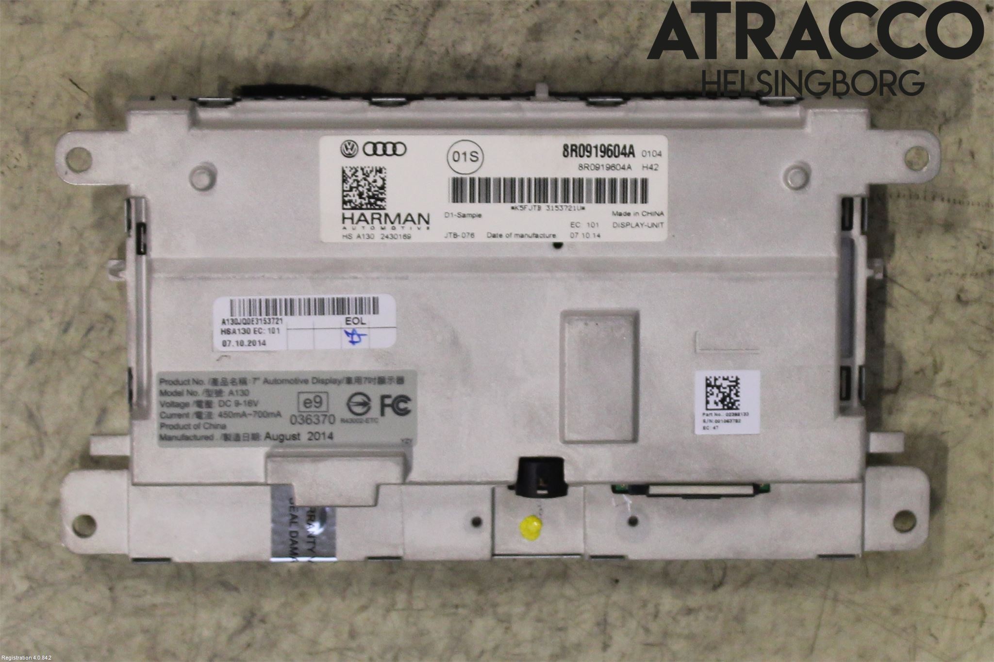 Audi A5 07-16 Multifunktionsdisplay