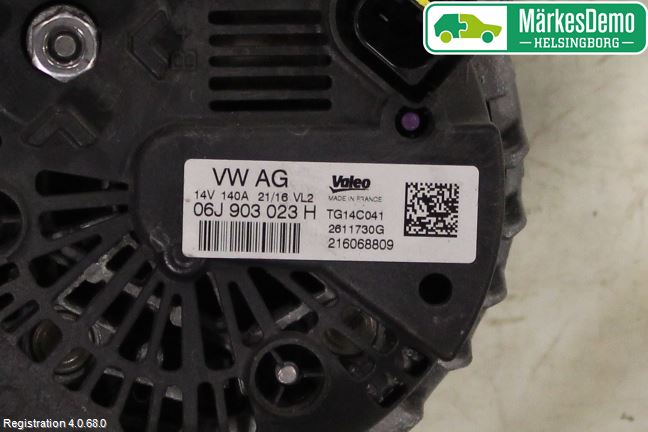 Volkswagen VW GOLF / E-GOLF VII 13-20 Generator