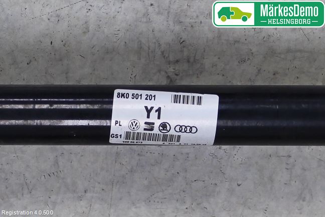 Audi A5 07-16 Drivaxel Bak Vänster