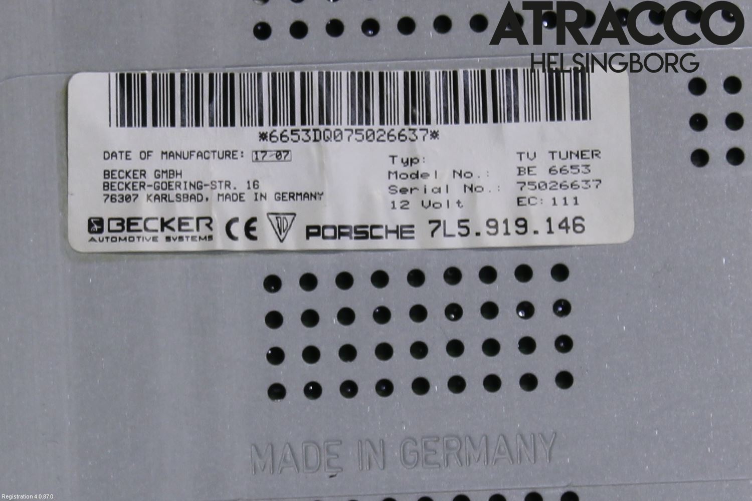 Porsche CAYENNE 03- Multimedia Övrigt