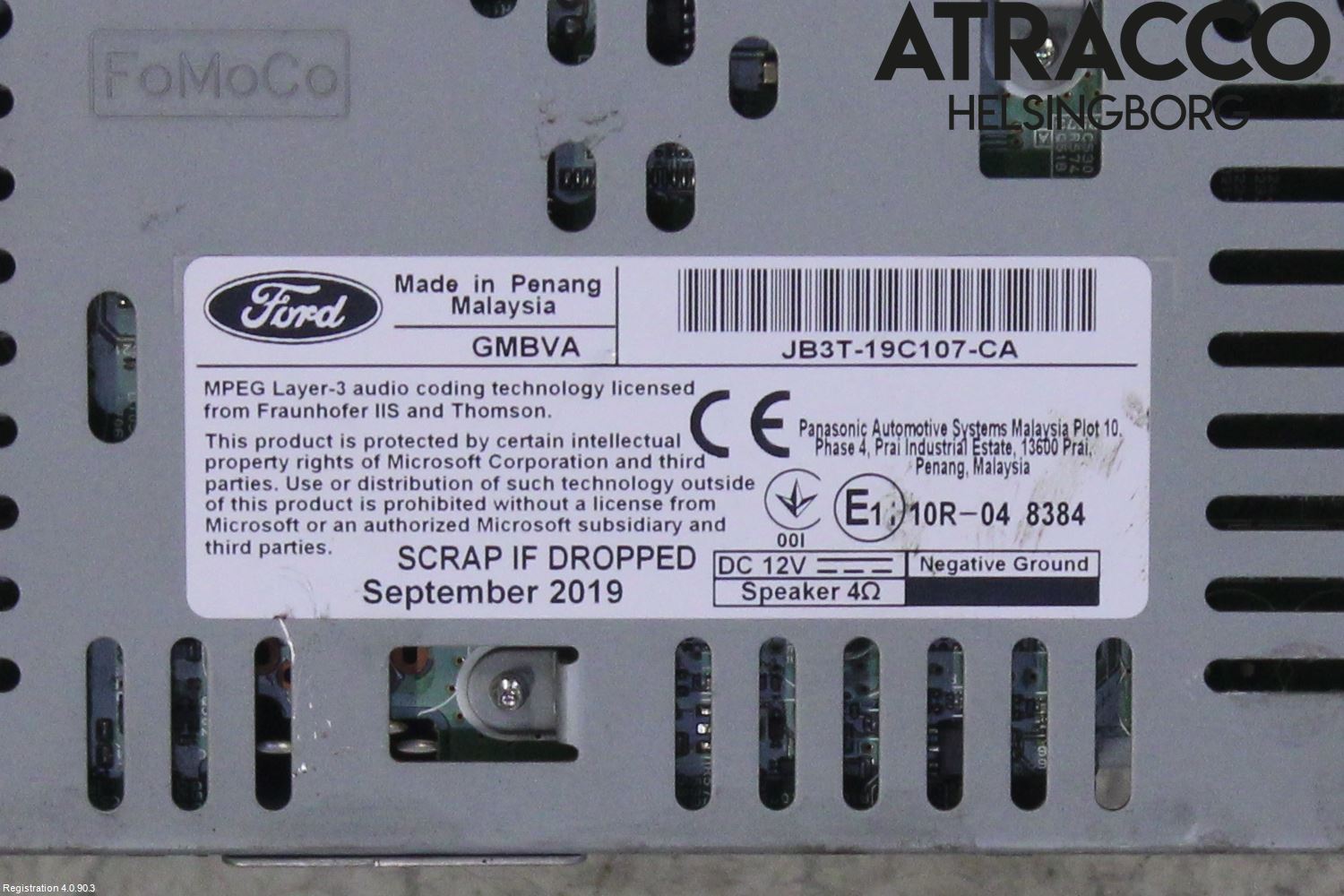 Ford RANGER 22- Cd Radio - Multimediapanel