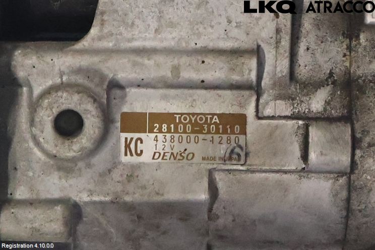 Toyota HILUX 16- Startmotor Diesel