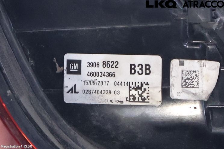 Opel CORSA E 15-19 Bakljus Vänster