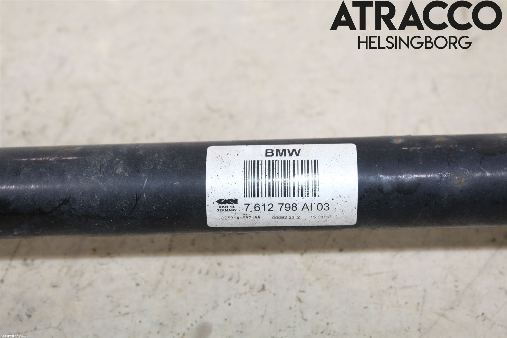 BMW X3 F25 10-17 Drivaxel Bak Höger