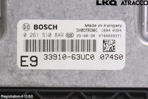 Suzuki VITARA 15- Styrenhet Insprut Bensin