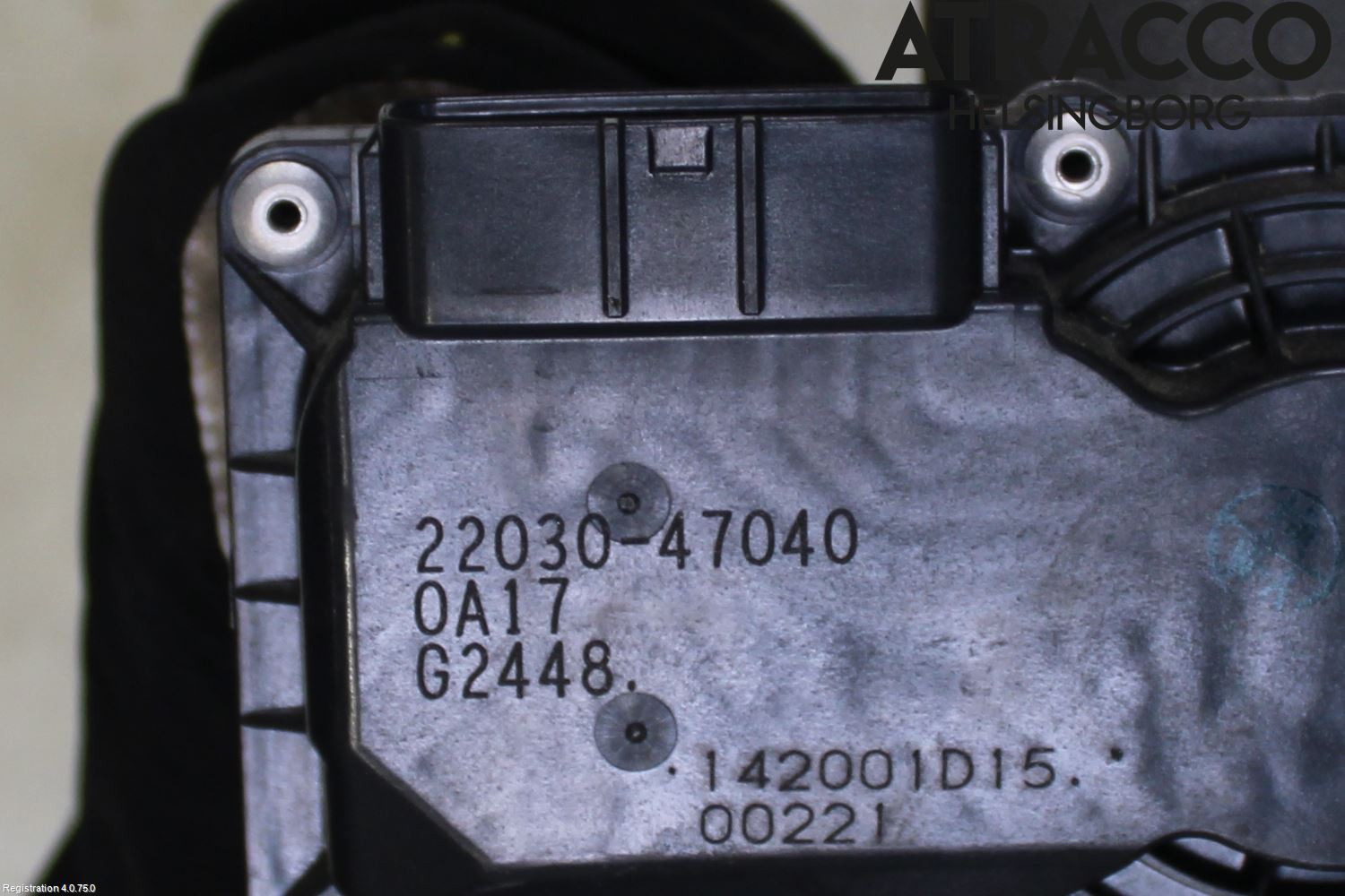 Toyota YARIS XP130 15-20 Injspjällhus