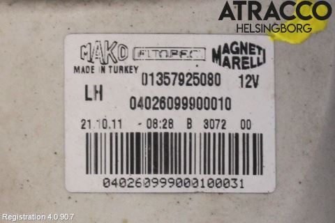 Fiat FIORINO Dimljus-Varselljus Fram