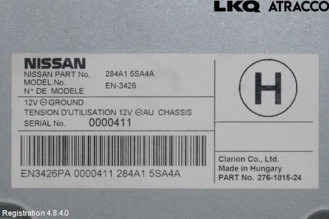 Nissan LEAF 18- Styrenhet Övrigt