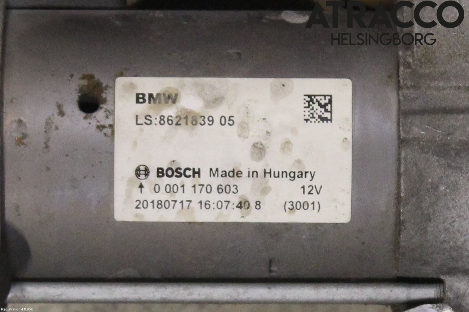 BMW 3 F30/F31/F80 12-19 Startmotor
